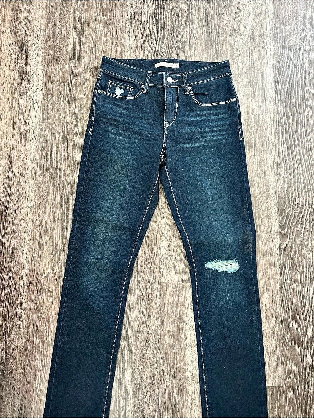 Levi's 721 High Rise Skinny Jeans Skinny Jeans in Blue